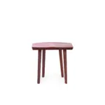 Kagoshima B 1 counter stool made with
  solid American wood walnut and walnut wooden legs – main view