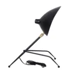 Praying M 1 table lamp made with black
  coated metal frame and adjustable head with on/off swicth – main view
