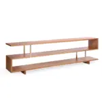 Tucson 1 shelves made with solid American
  whiteoak frame and base – main view