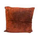 Alicia 1 pillow made with crushed /
  distressed velvet finish and polyester insert with a zipper – main view