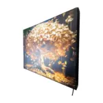 Golden Tree Lighted 1 lighted painting
  made with matte protective coating canvas print and wood frame with on/off
  swicth – main view