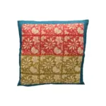 Lola 1 pillow made with woven cotton
  blend fabric and polyester insert with a zipper – main view