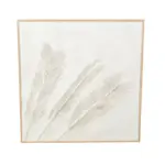 Lus 1 painting made with glass center and
  gray painted MDF base – main view