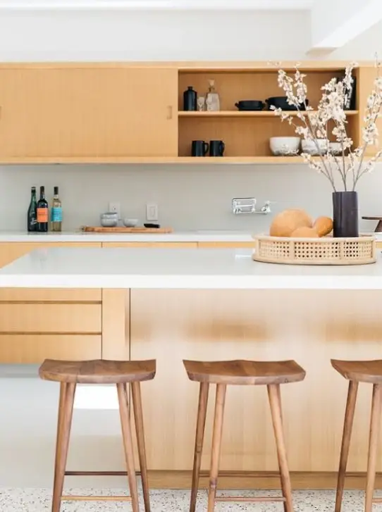 Solid Walnut Counter Stool