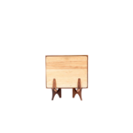 Tampa A 1 nightstand made with solid
  American walnut frame and legs – main view