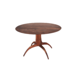 Aeda 1 dining table made with solid
  American walnut top and legs – main view