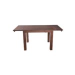 Altera 1 dining table made with solid
  American walnut top and legs – main view