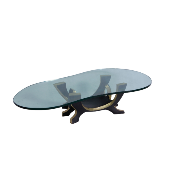 Cove  Brass Coffee Table
