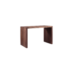 Datum 1 desk made with solid American
  walnut top and base – main view