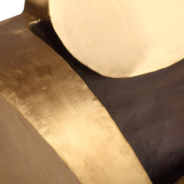 Helios Brass Lounge Chair
