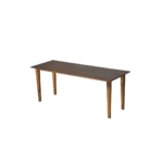 Kage 1 bench made with solid American
  walnut seat and frame & legs – main view