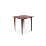 Lucca B 1 dining table made with solid
  American walnut top and legs – main view
