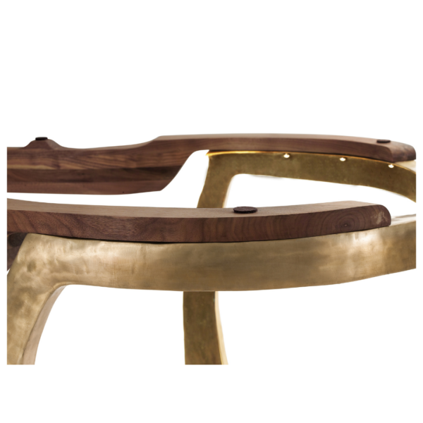 Torsion Brass Dining Table