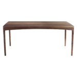 Westwood 1 dining table made with solid
  American walnut top and legs – main view